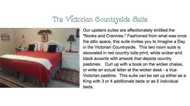 Victorian New slider Room Overview